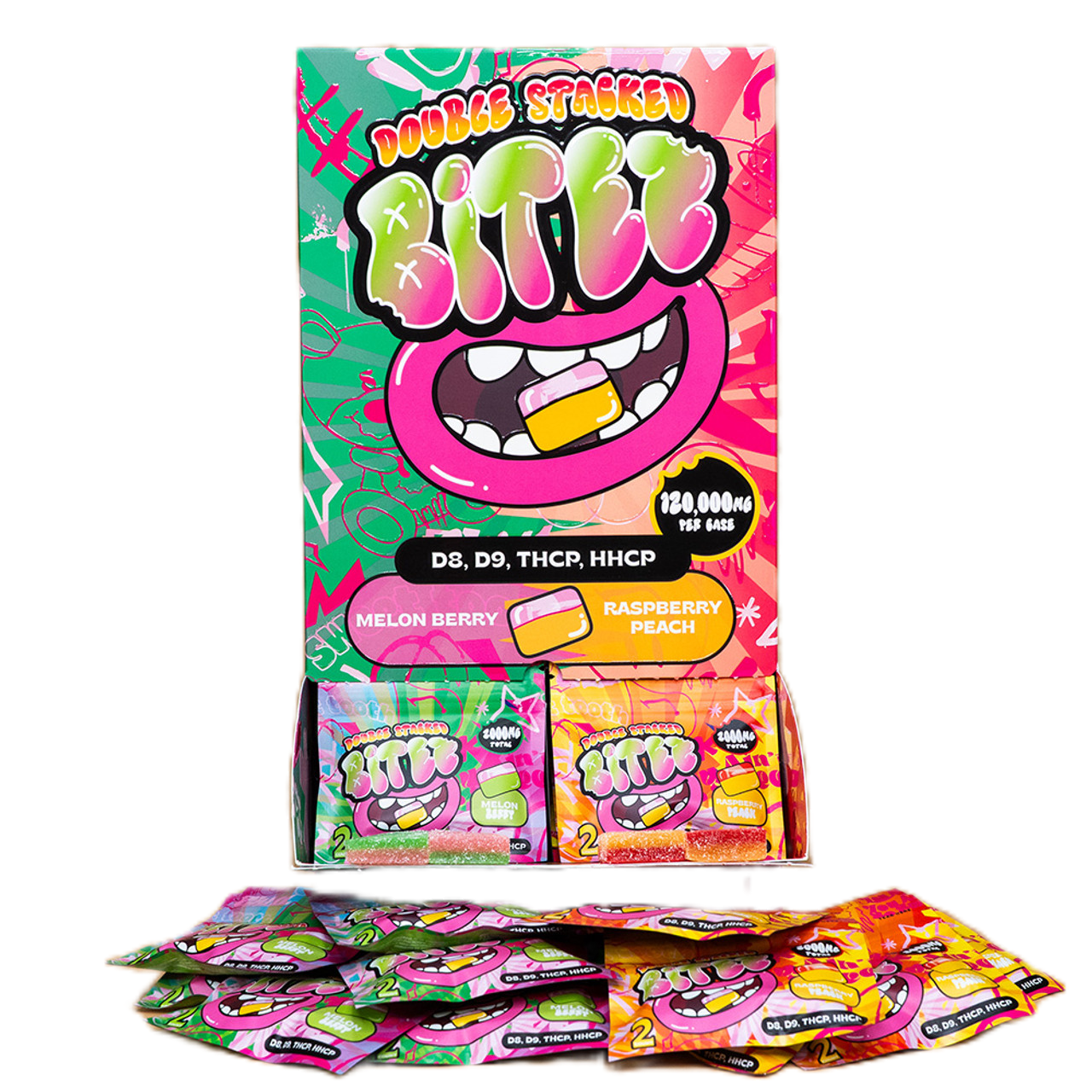 Double Stacked Bitez Gummies / Melon Berry